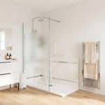 Douche à l'italienne senior Prima Vital Acces 1G vue carrée fond clair