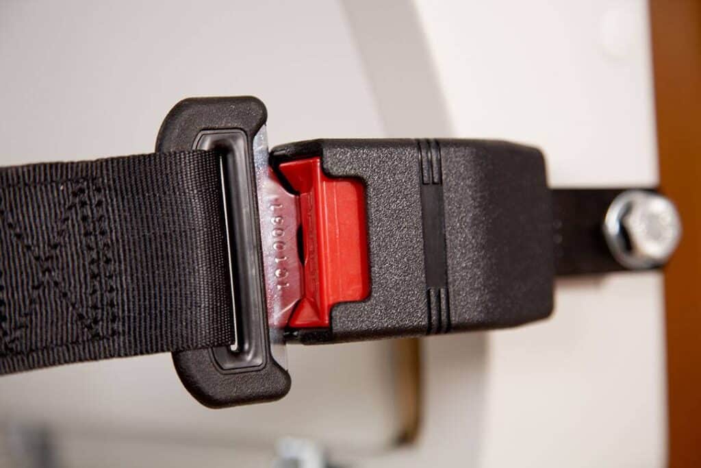 Ceinture de sécurité à enrouleur des monte-escaliers Prima Vital pour senior — photo détail